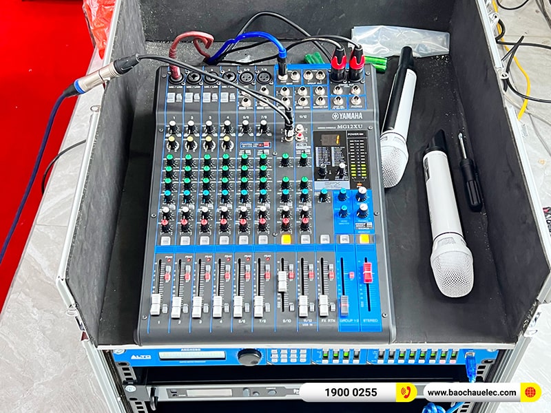 Lắp đặt dàn Line Array cho hội trường trị giá 250 triệu tại Trung tâm Văn hóa Huyện Nam Sách - Hải Dương