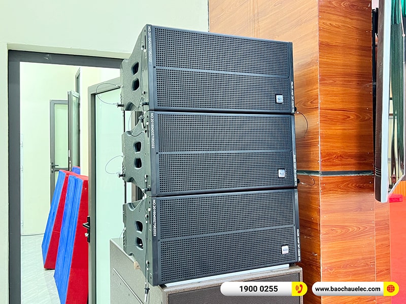 Lắp đặt dàn Line Array cho hội trường trị giá 250 triệu tại Trung tâm Văn hóa Huyện Nam Sách - Hải Dương