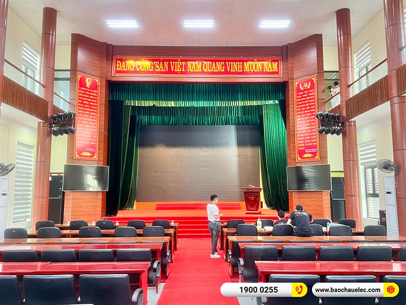 Lắp đặt dàn Line Array cho hội trường trị giá 250 triệu tại Trung tâm Văn hóa Huyện Nam Sách - Hải Dương