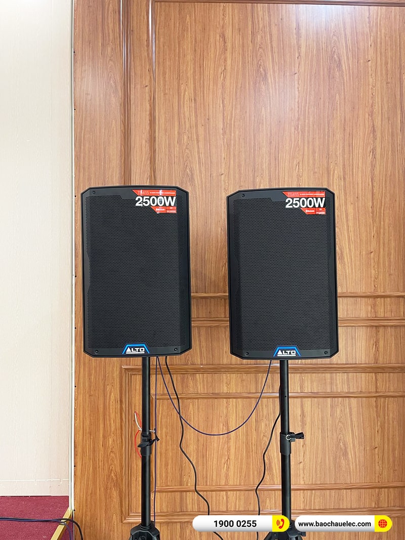 Lắp đặt dàn âm thanh hội trường nhà hàng Đồi Tùng tại Vĩnh Phúc