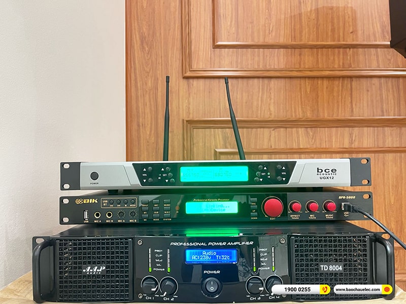 Lắp đặt dàn âm thanh hội trường nhà hàng Đồi Tùng tại Vĩnh Phúc