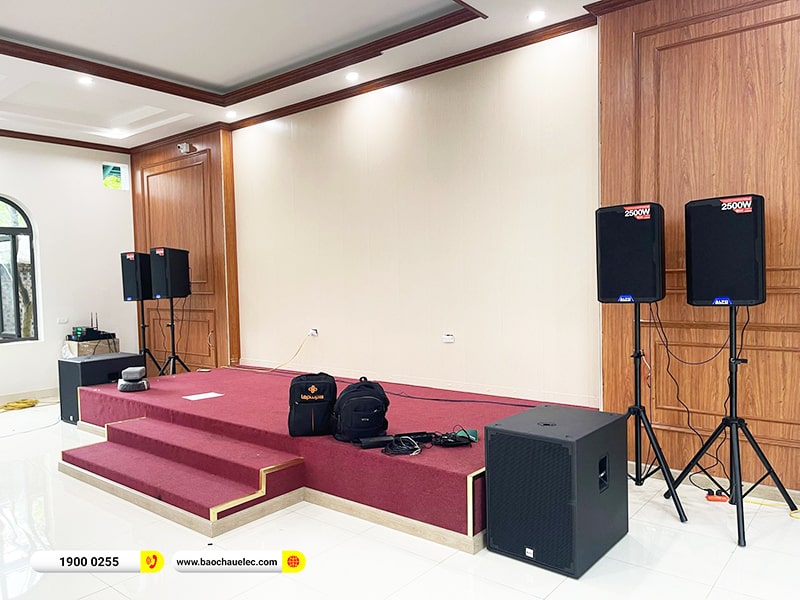 Lắp đặt dàn âm thanh hội trường nhà hàng Đồi Tùng tại Vĩnh Phúc