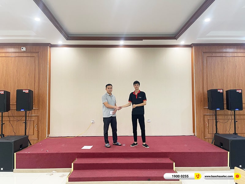 Lắp đặt dàn âm thanh hội trường nhà hàng Đồi Tùng tại Vĩnh Phúc