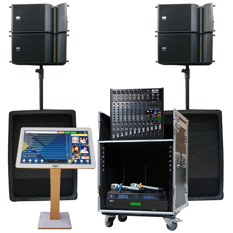 D&agrave;n &acirc;m thanh Line Array Active DMX 04