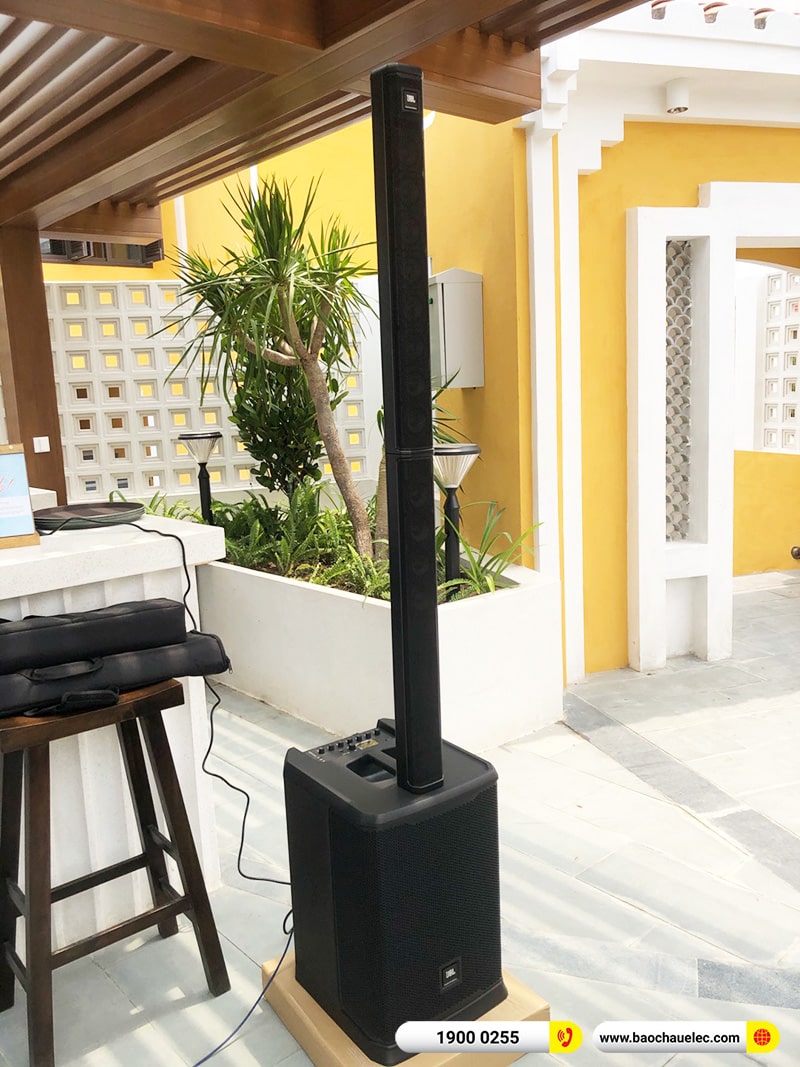 Lắp đặt dàn karaoke, loa cột di động JBL trị giá gần 110 triệu cho khách sạn tại Đà Nẵng