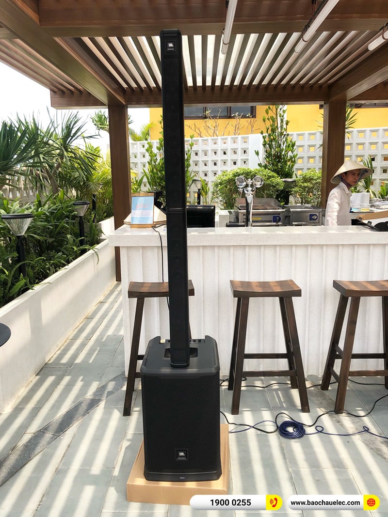 Lắp đặt dàn karaoke, loa cột di động JBL trị giá gần 110 triệu cho khách sạn tại Đà Nẵng