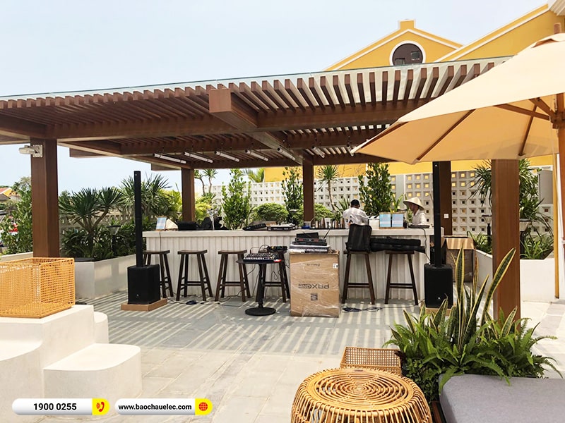 Lắp đặt dàn karaoke, loa cột di động JBL trị giá gần 110 triệu cho khách sạn tại Đà Nẵng