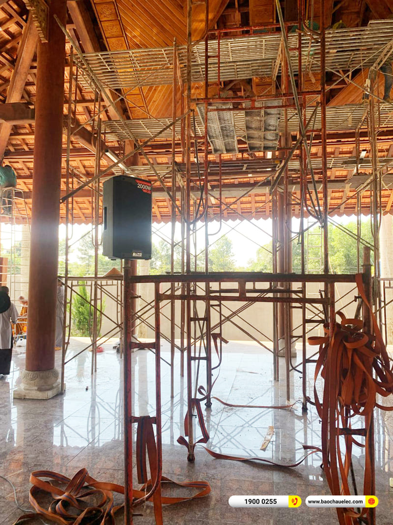 Lắp đặt dàn âm thanh hơn 395tr cho thiền viện ở Đồng Nai