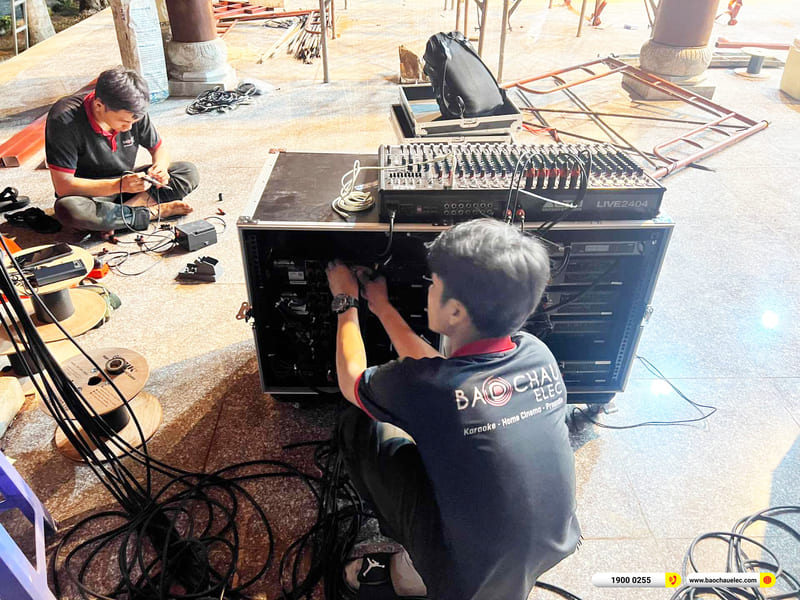 Lắp đặt dàn âm thanh hơn 395tr cho thiền viện ở Đồng Nai