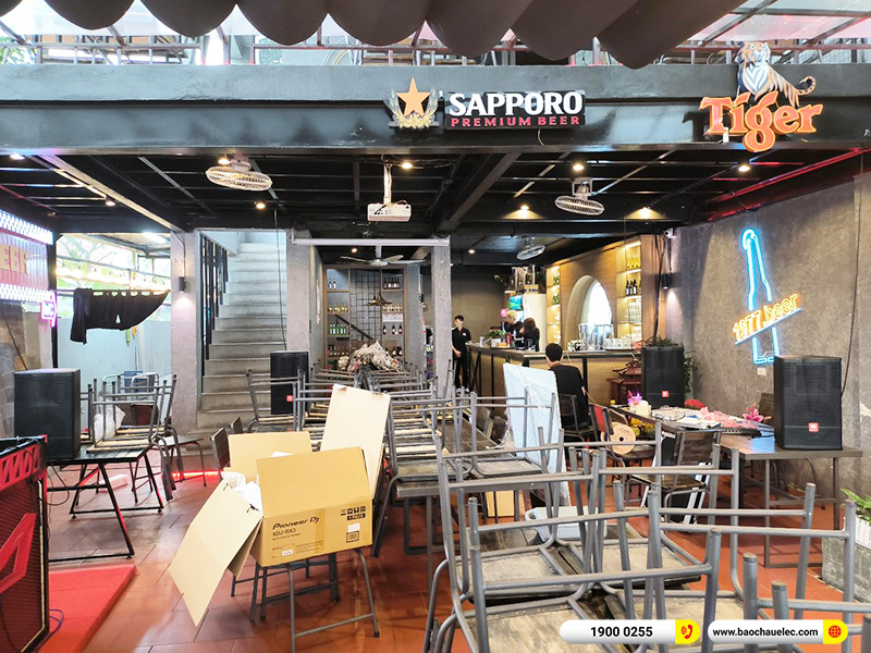 Lắp đặt dàn âm thanh Nhà hàng 1977 Beer tại Hà Nội