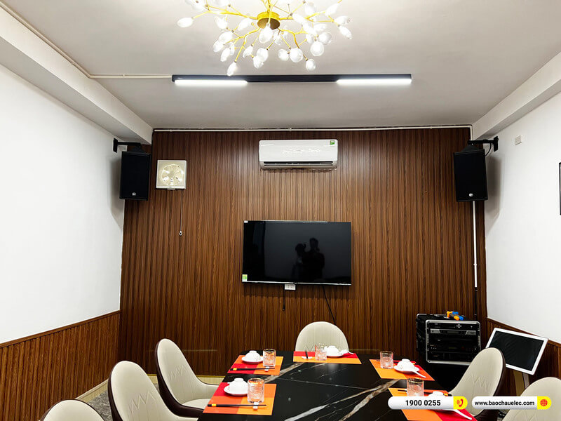 Lắp đặt 7 phòng karaoke gần 266tr cho nhà hàng ẩm thực Hòa Phú ở TPHCM