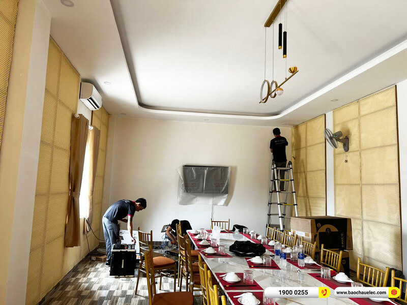 Lắp đặt 7 phòng karaoke gần 266tr cho nhà hàng ẩm thực Hòa Phú ở TPHCM