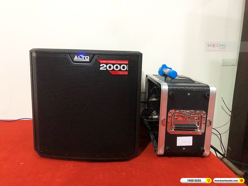 Lắp đặt hệ thống âm thanh nhà hàng Năm Sao của anh Hoàng tại Hà Nội