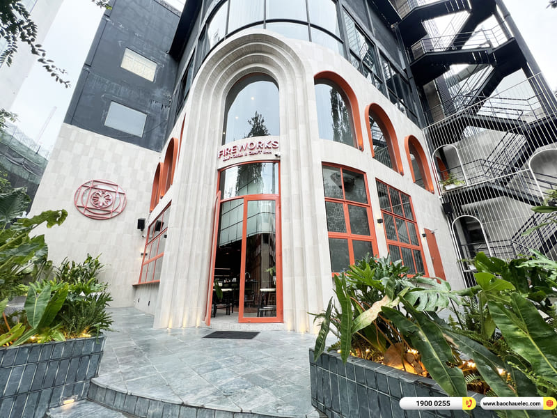 Lắp đặt dàn âm thanh hơn 175tr cho nhà hàng Fireworks ở TPHCM