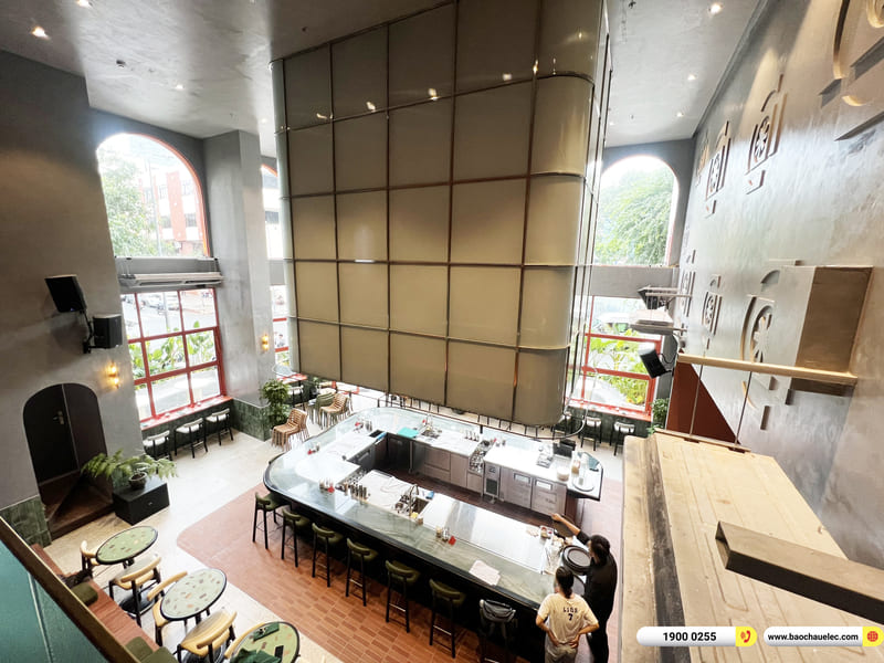 Lắp đặt dàn âm thanh hơn 175tr cho nhà hàng Fireworks ở TPHCM