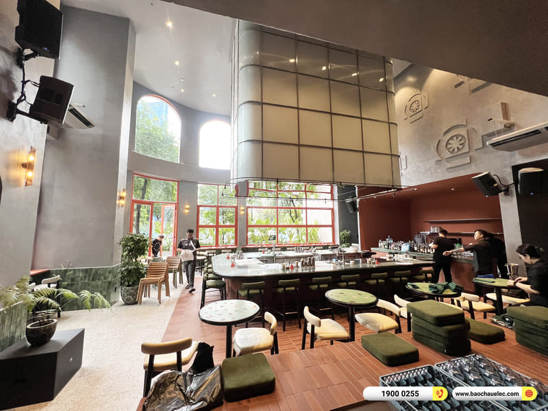 Lắp đặt dàn âm thanh hơn 175tr cho nhà hàng Fireworks ở TPHCM