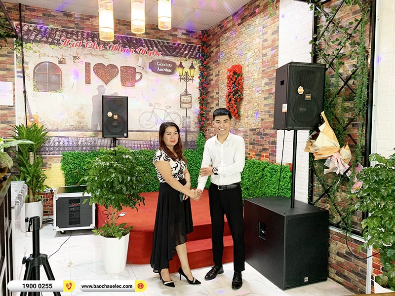 Lắp đặt dàn âm thanh quán Bibo Cafe hơn 108tr tại Hà Nội