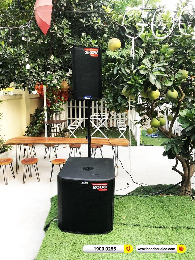 Lắp đặt bộ d&agrave;n &acirc;m thanh qu&aacute;n Cafe G&oacute;c Phố tại H&agrave; Nội