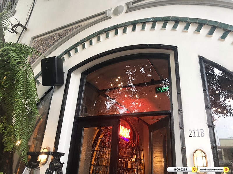 Lắp đặt dàn âm thanh cho quán SCMC Club House tại TPHCM