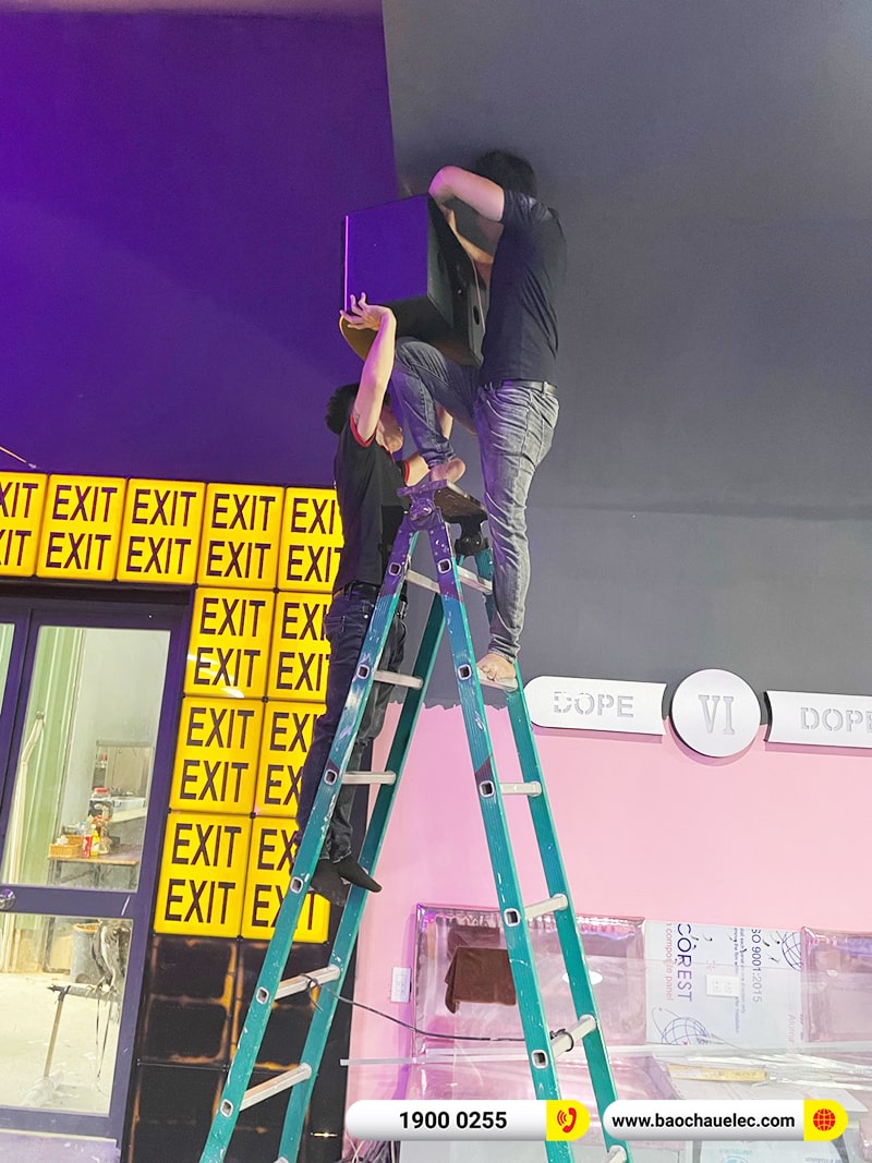 Lắp đặt dàn âm thanh JBL 70tr cho quán Dope Billiards Museum tại Đồng Nai