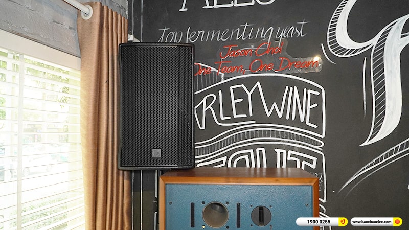 Lắp đặt dàn âm thanh trị giá gần 200 triệu cho quán Cheers Craft Beer & Steak tại Hà Nội