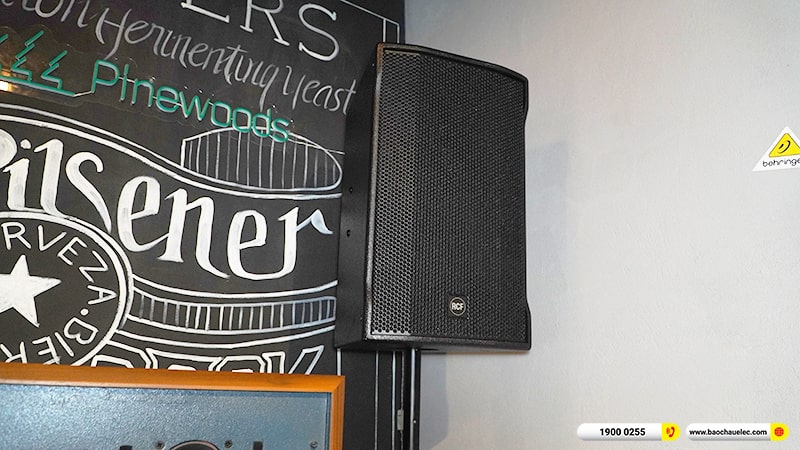 Lắp đặt dàn âm thanh trị giá gần 200 triệu cho quán Cheers Craft Beer & Steak tại Hà Nội