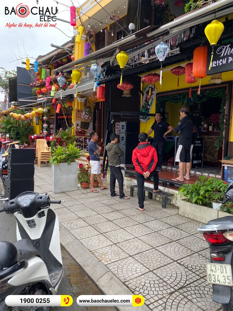 Lắp đặt dàn Array trị giá hơn 70 triệu cho quán The LyLy Irish Pub & Sprots Bar tại Hội An