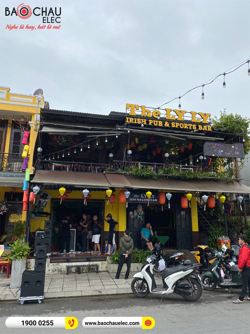 Lắp đặt dàn Array trị giá hơn 70 triệu cho quán The LyLy Irish Pub & Sprots Bar tại Hội An