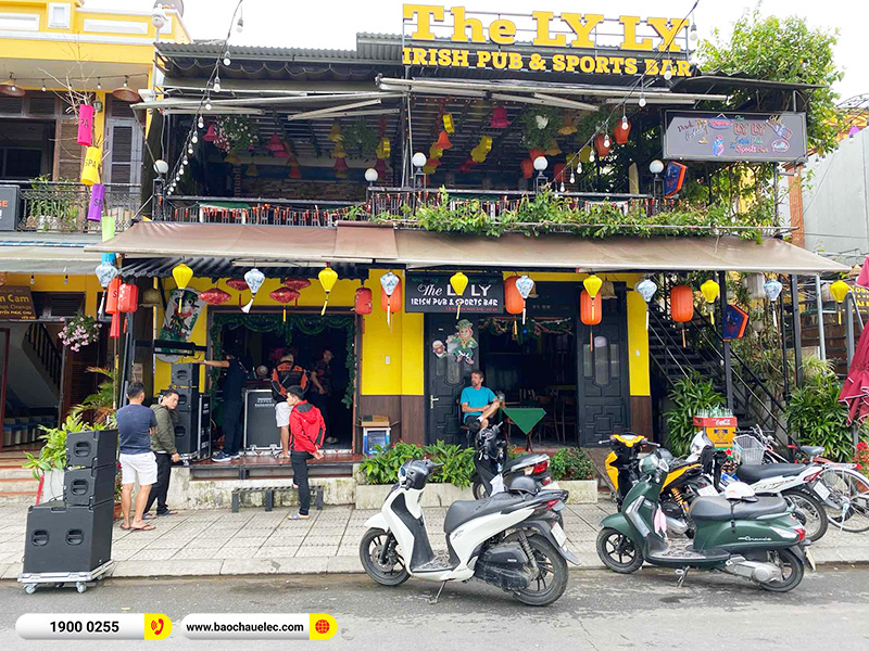 Lắp đặt dàn Array trị giá hơn 70 triệu cho quán The LyLy Irish Pub & Sprots Bar tại Hội An