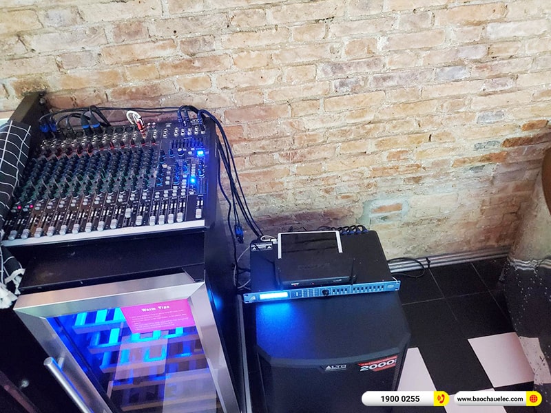 Lắp đặt dàn âm thanh 110tr cho quán SCMC Club House tại TPHCM