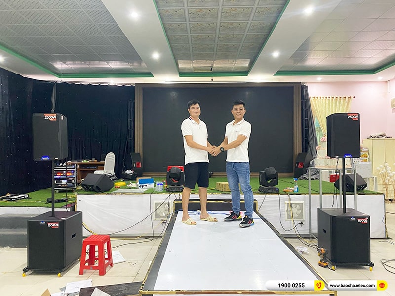 Lắp đặt dàn âm thanh 180tr cho TT Tiệc cưới Thanh Bình tại Đồng Nai