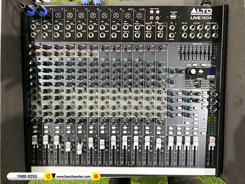 Lắp đặt dàn âm thanh 180tr cho TT Tiệc cưới Thanh Bình tại Đồng Nai