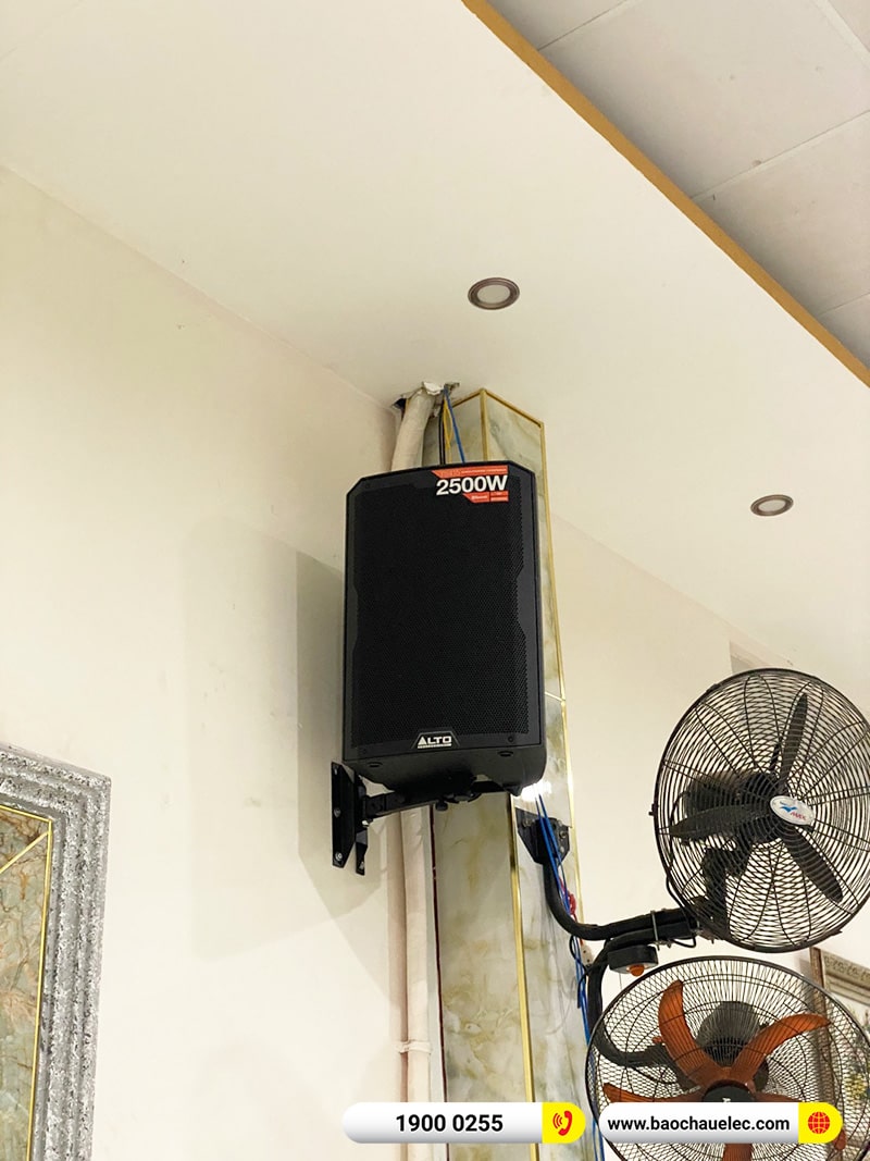 Lắp đặt dàn âm thanh 180tr cho TT Tiệc cưới Thanh Bình tại Đồng Nai