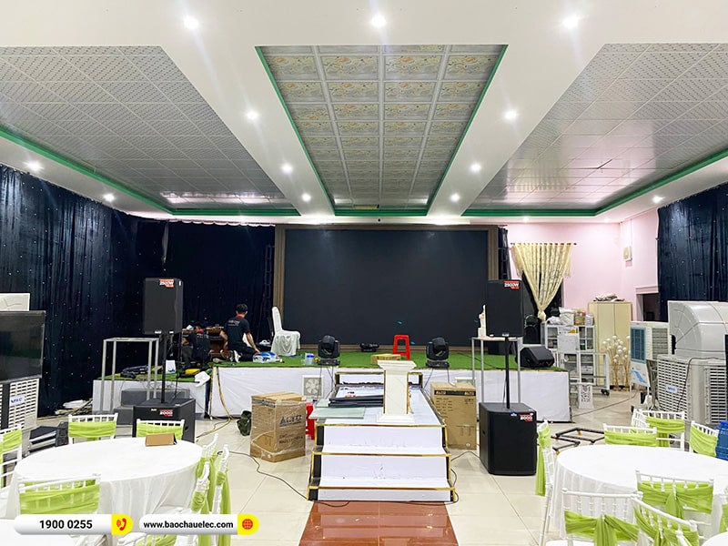 Lắp đặt dàn âm thanh 180tr cho TT Tiệc cưới Thanh Bình tại Đồng Nai