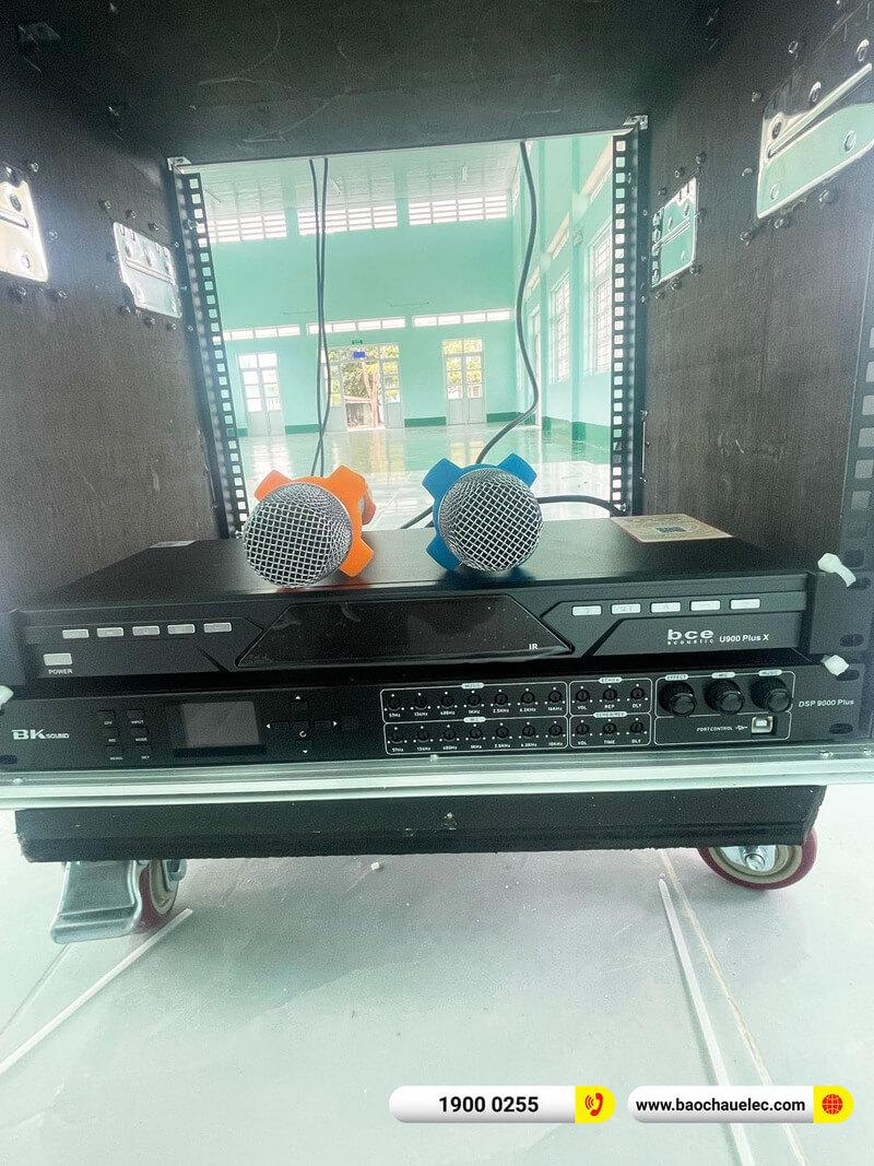 Lắp đặt dàn âm thanh hội trường gần 84tr cho Trường PT DTBT THCS Nguyễn Văn Linh ở Ninh Thuận