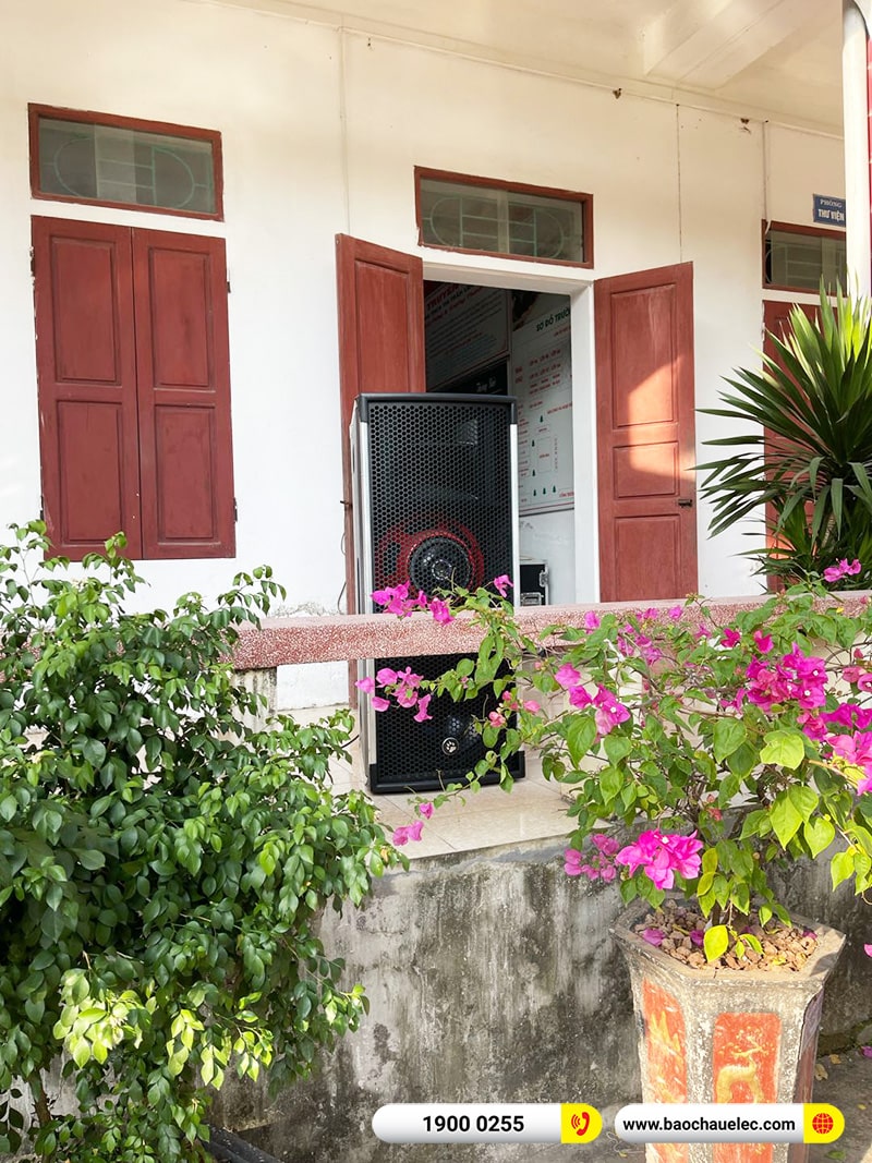 Lắp đặt dàn âm thanh hơn 70tr cho trường THCS Thị trấn Liễu Đề tại Nam Định