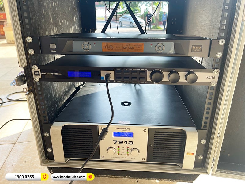 Lắp đặt dàn âm thanh hơn 70tr cho trường THCS Thị trấn Liễu Đề tại Nam Định