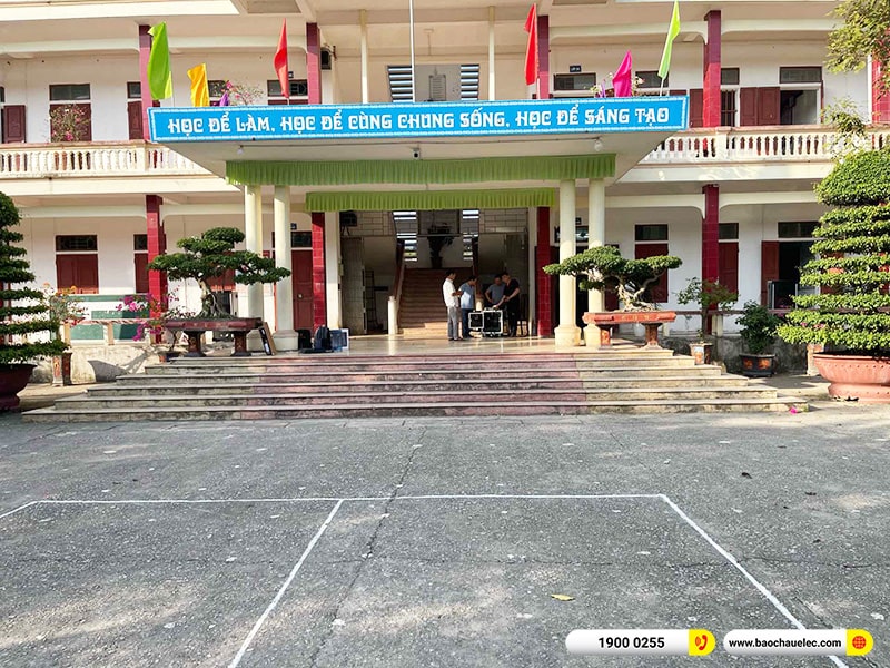 Lắp đặt dàn âm thanh hơn 70tr cho trường THCS Thị trấn Liễu Đề tại Nam Định