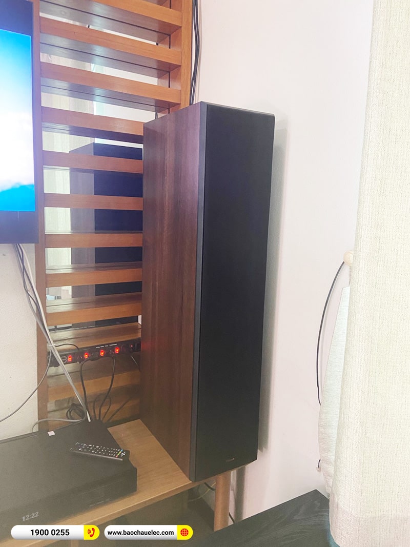 Lắp đặt dàn âm thanh 5.1 xem phim, nghe nhạc trị giá khoảng 130 triệu cho anh Dương tại Bình Dương