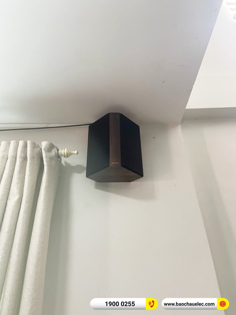 Lắp đặt dàn âm thanh 5.1 xem phim, nghe nhạc trị giá khoảng 130 triệu cho anh Dương tại Bình Dương