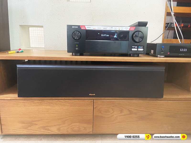 Lắp đặt dàn âm thanh 5.1 xem phim, nghe nhạc trị giá khoảng 130 triệu cho anh Dương tại Bình Dương