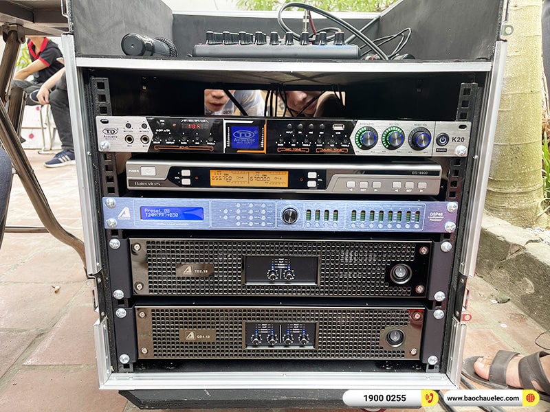 Lắp đặt dàn Line Array Actpro sự kiện, đám cưới trị giá 106tr cho anh Đại tại Hà Nội