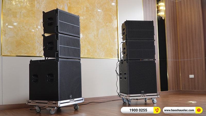 Lắp đặt dàn Line Array Temeisheng hơn 55tr cho ngân hàng BIDV tại Nam Định