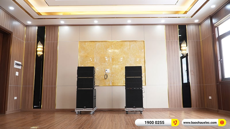 Lắp đặt dàn Line Array Temeisheng hơn 55tr cho ngân hàng BIDV tại Nam Định