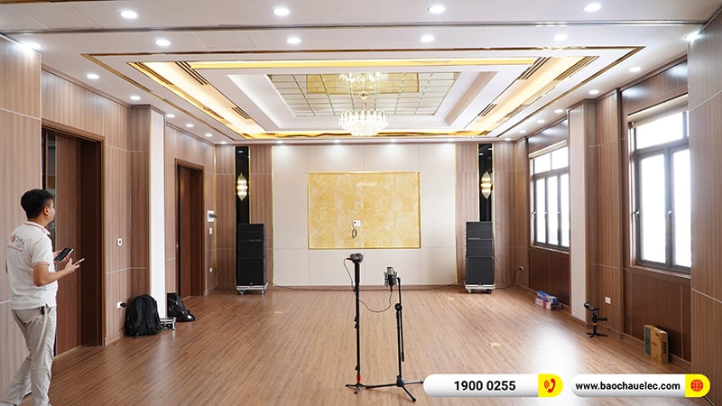 Lắp đặt dàn Line Array Temeisheng hơn 55tr cho ngân hàng BIDV tại Nam Định