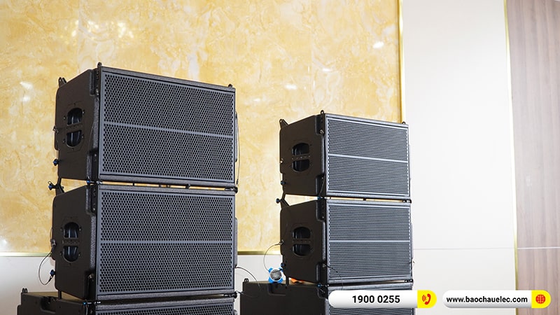 Lắp đặt dàn Line Array Temeisheng hơn 55tr cho ngân hàng BIDV tại Nam Định