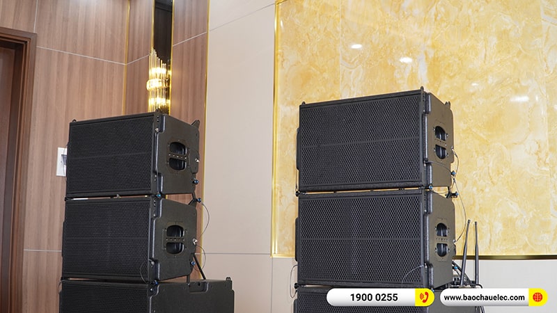 Lắp đặt dàn Line Array Temeisheng hơn 55tr cho ngân hàng BIDV tại Nam Định