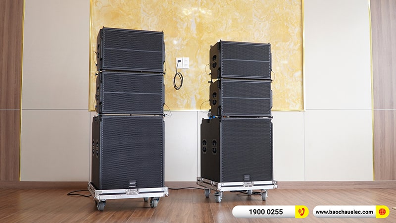 Lắp đặt dàn Line Array Temeisheng hơn 55tr cho ngân hàng BIDV tại Nam Định