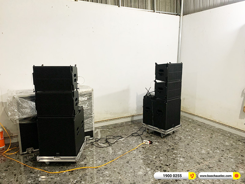 Lắp đặt dàn Line Array Temeisheng hơn 55tr cho anh Hậu tại Gia Lai