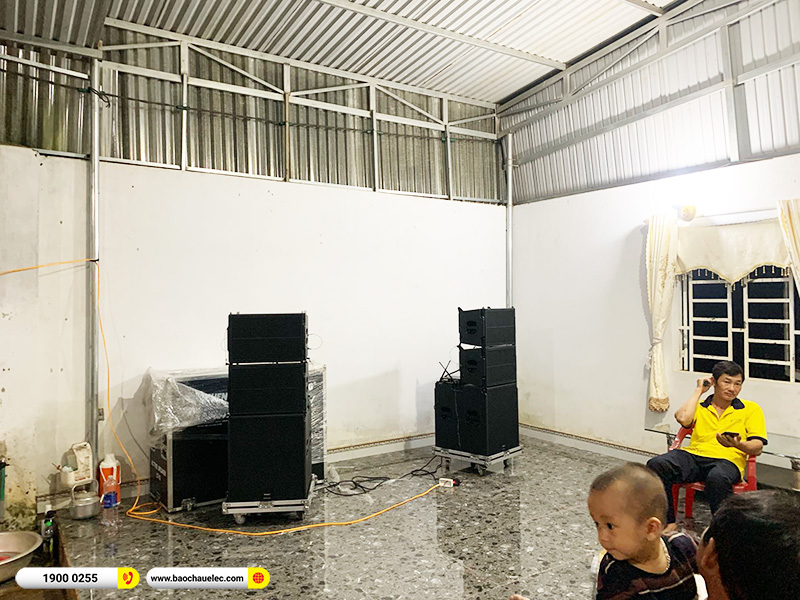 Lắp đặt dàn Line Array Temeisheng hơn 55tr cho anh Hậu tại Gia Lai